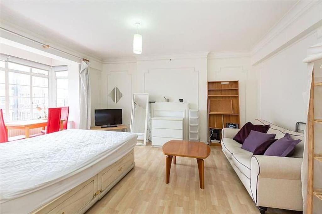 King-Sized Studio, 6Th Floor + Lift, Regent'S Park لندن المظهر الخارجي الصورة